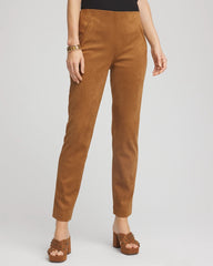 Chico's - Faux Suede Juliet Slim Ankle Pants