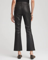 Chico's - Coated Girlfriend Cropped Flared Jeans