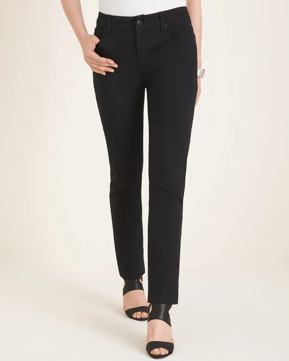 Chico's - Girlfriend Slim Straight Jeans