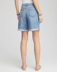 Chico's - Girlfriend Cuffed Swing Denim Shorts
