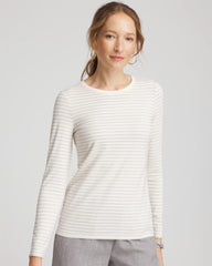 Chico's - Metallic Layering Tee