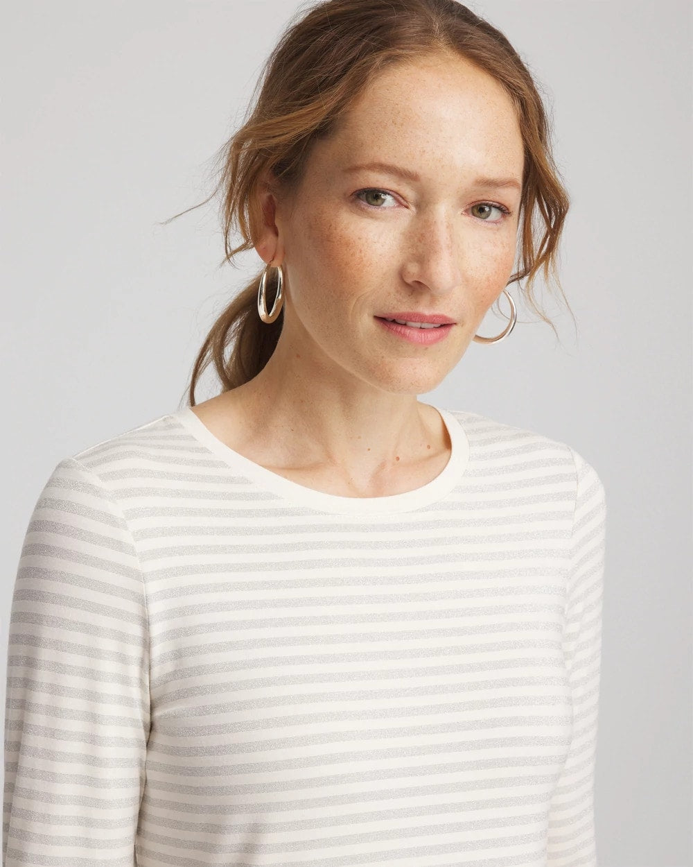 Chico's - Metallic Layering Tee