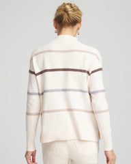 Chico's - Sequined Stripe Pullover Sweater