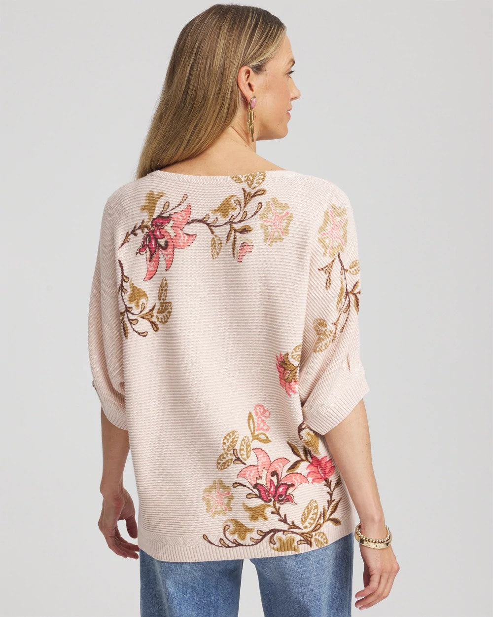 Chico's - Ribbed Combed Cotton Sweater