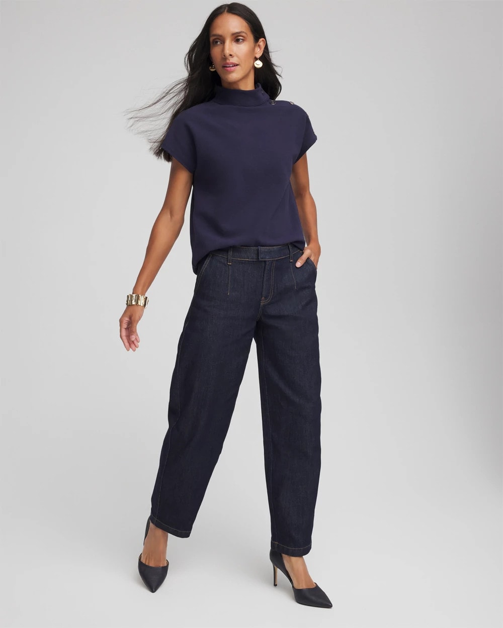 Chico's - Tapered Trouser Jeans