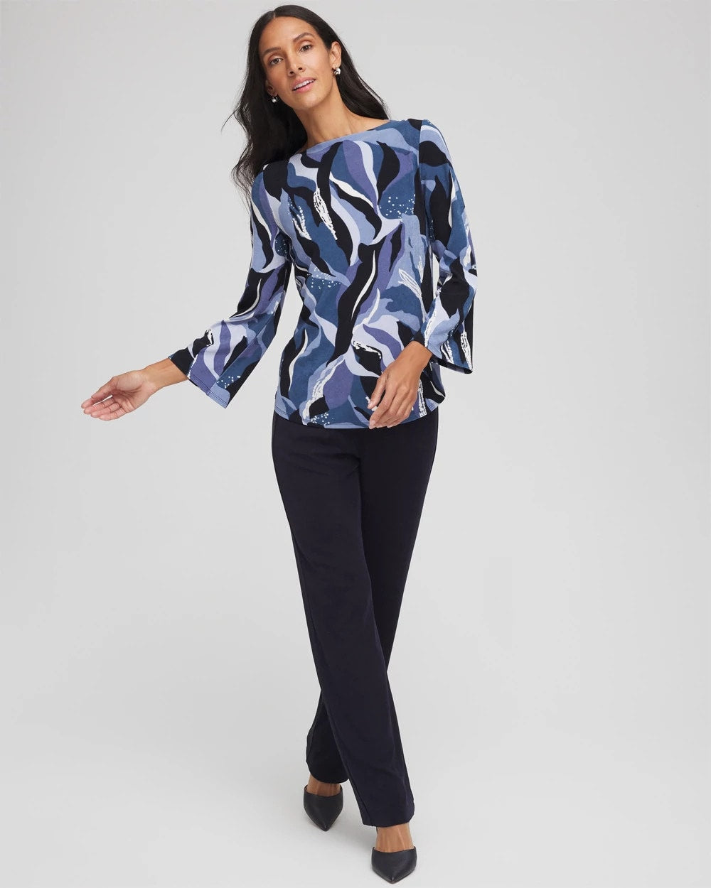 Chico's - Travelers™ Wave Straight Neck Tunic