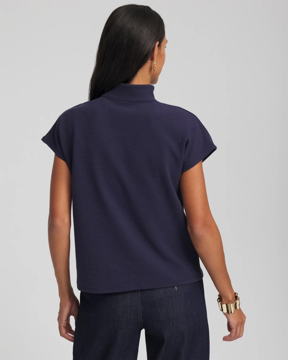 Chico's - Ottoman Cap Sleeve Tee