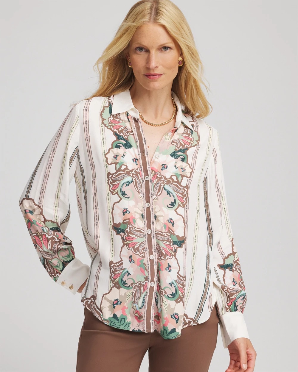 Chico's - Silky Classic-Fit Shirt
