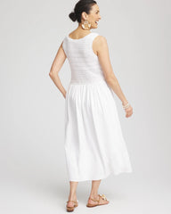 Chico's - Crochet-Bodice Maxi Dress
