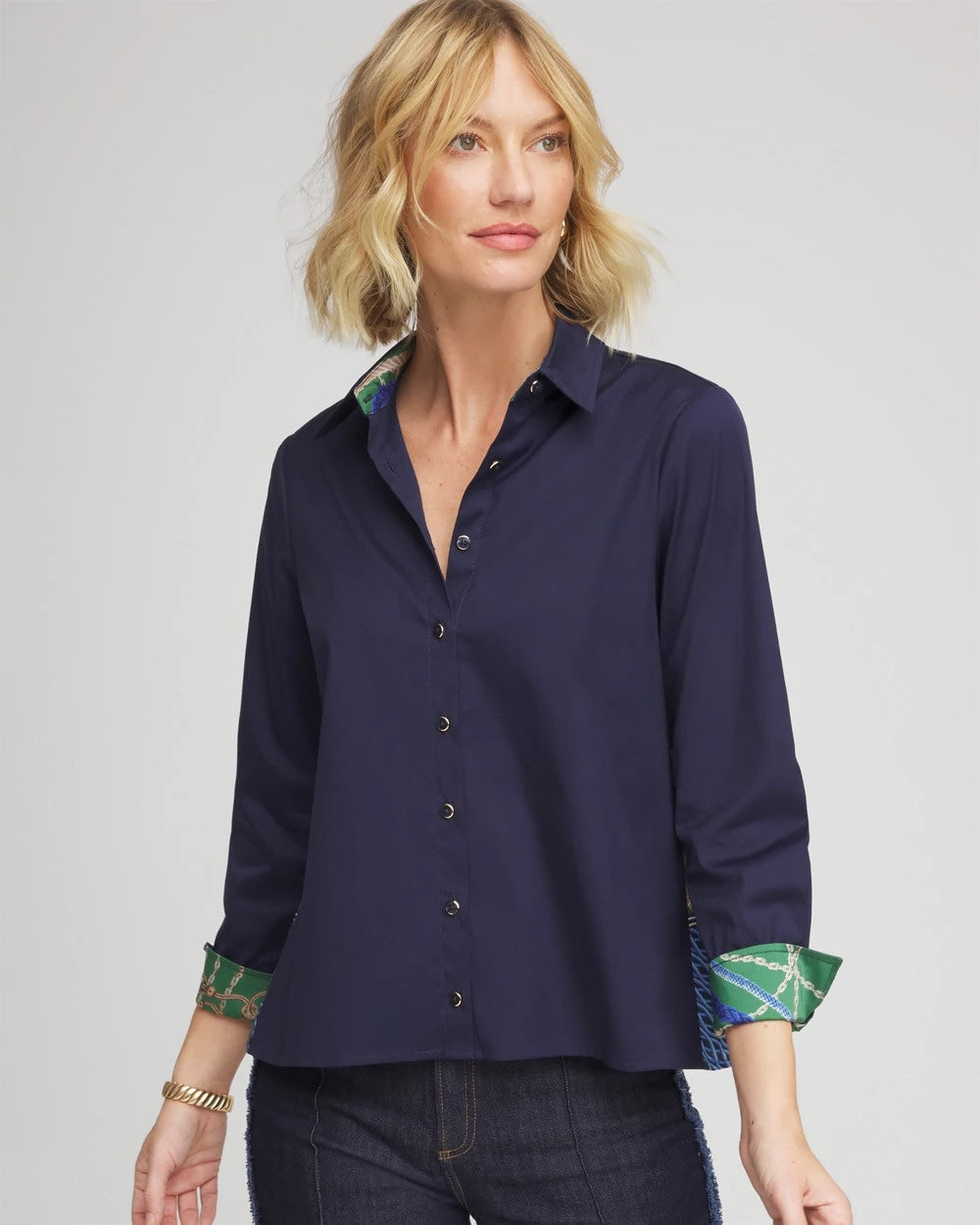 Chico's - Rope Status Nautical Shirt
