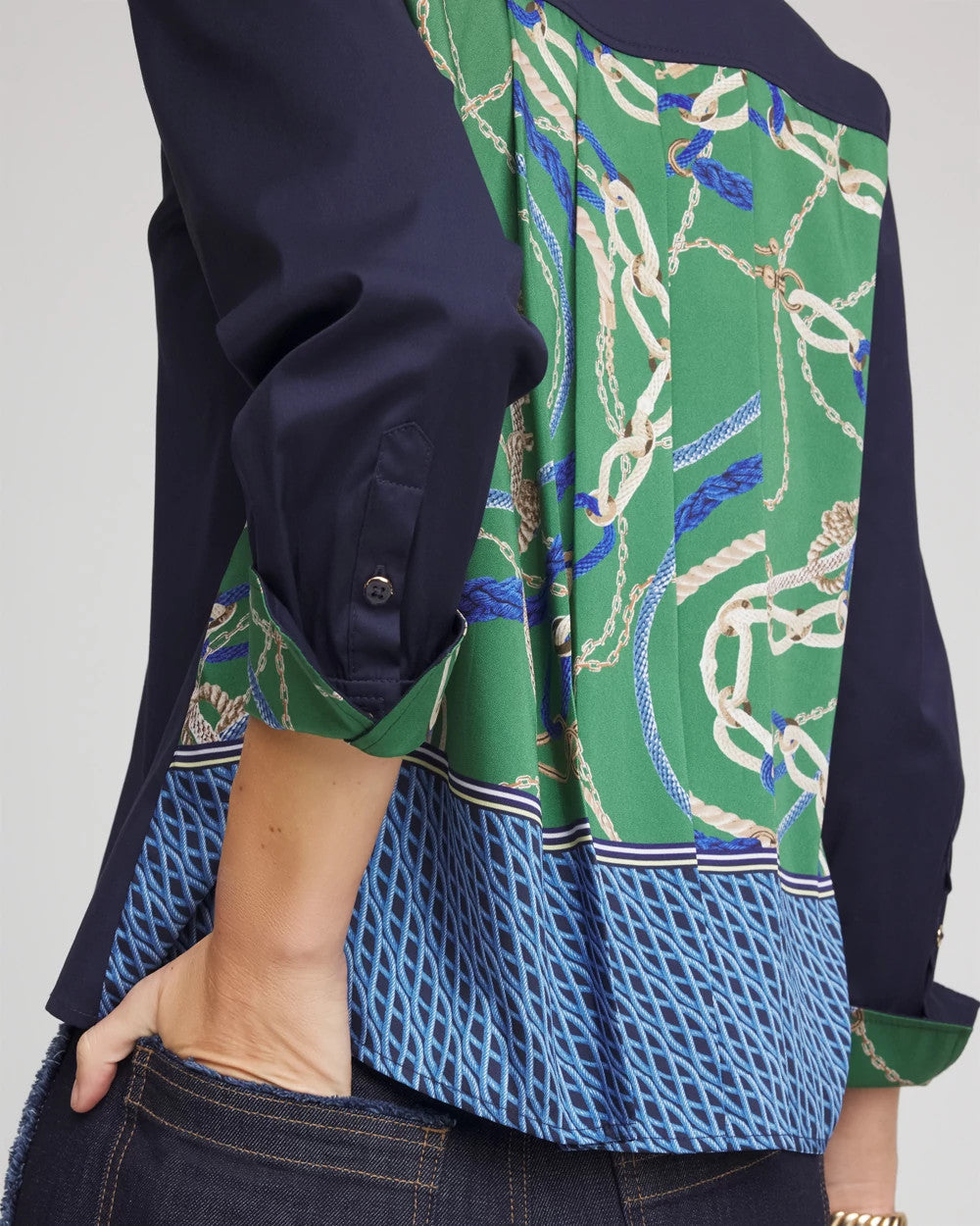 Chico's - Rope Status Nautical Shirt