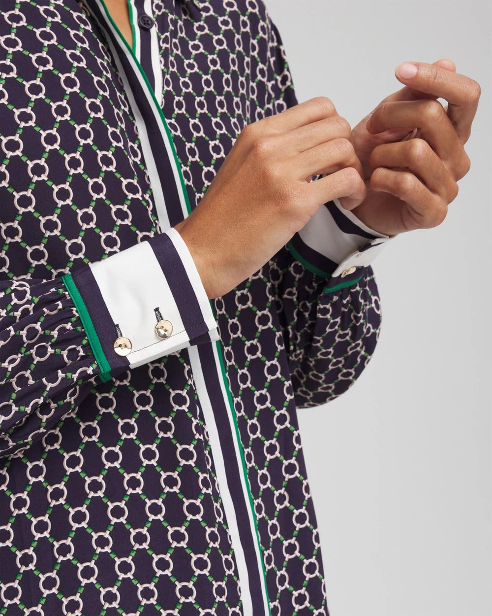 Chico's - Faux Silk Twill Shirt