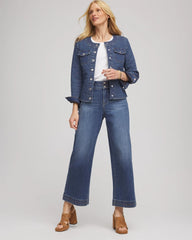 Chico's - Quilted Denim Jacket