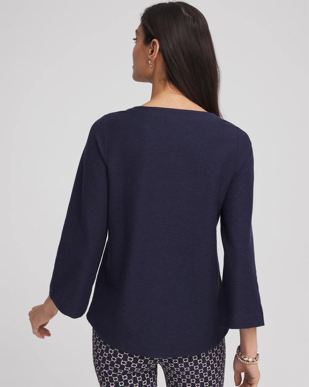 Chico's - Denim Soutache Top