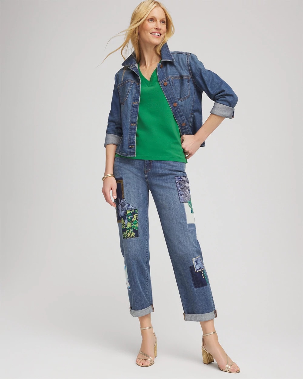Chico's - 3/4 Sleeve Perfect Tee