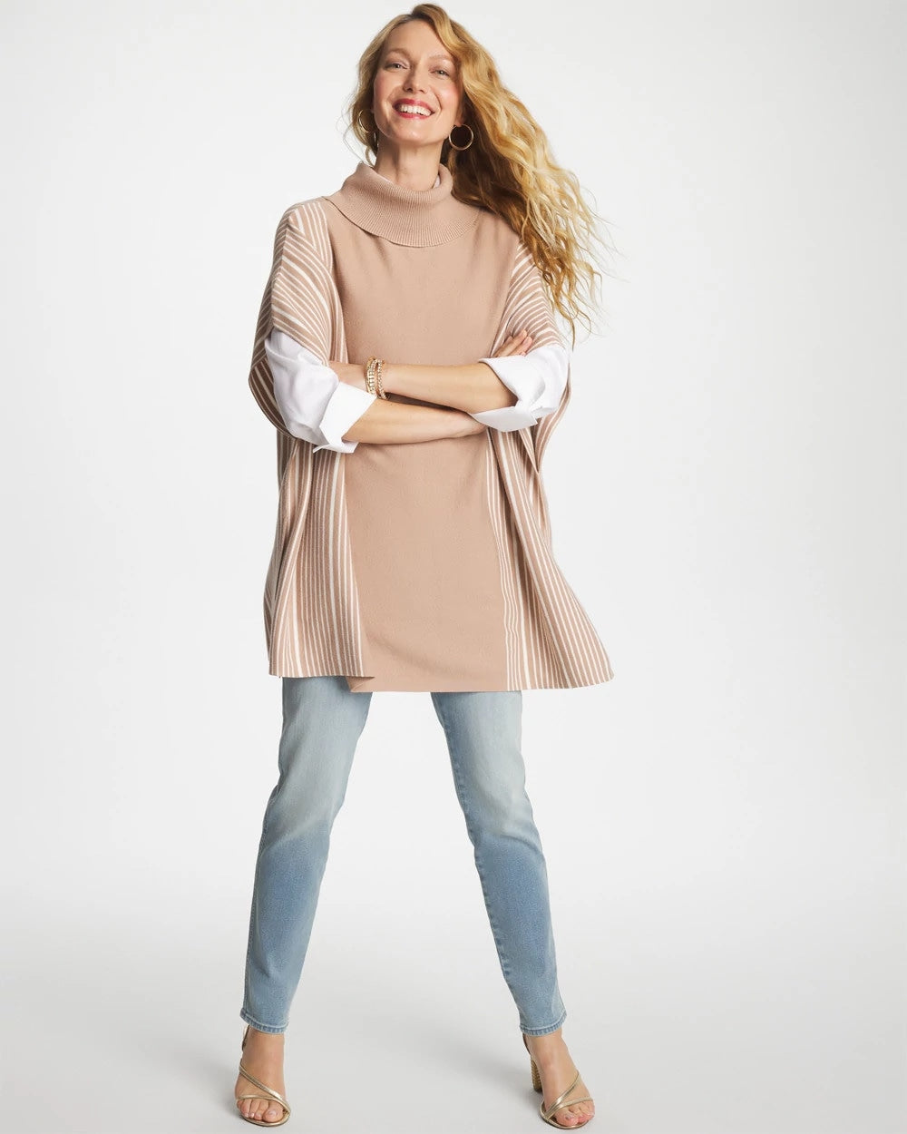 Chico's - Turtleneck Sweater Poncho