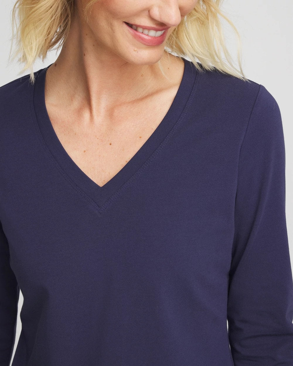 Chico's - 3/4 Sleeve Perfect Tee