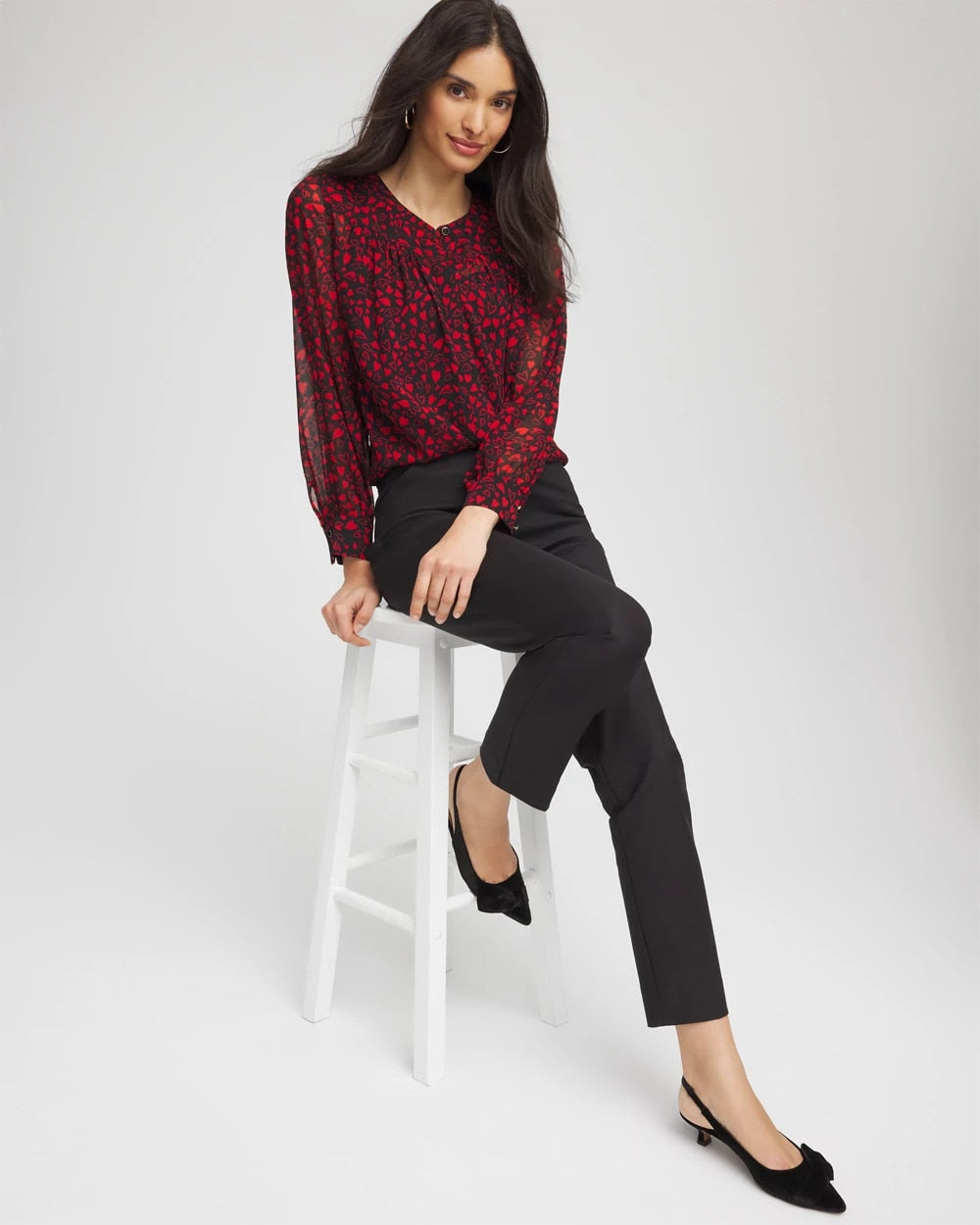 Chico's - Lover Girl Georgette Blouse