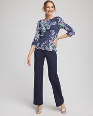 Chico's - Pima 3/4 Sleeve Tee