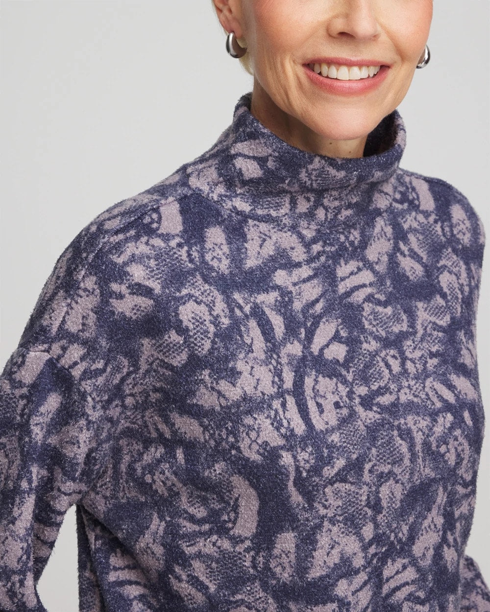 Chico's - Animal Cozy Turtleneck