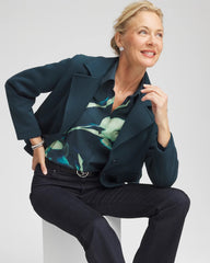 Chico's - No Iron™ Glacial Flora Sateen Shirt