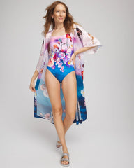 Chico's - Gottex Under The Sea Square Neck One Piece