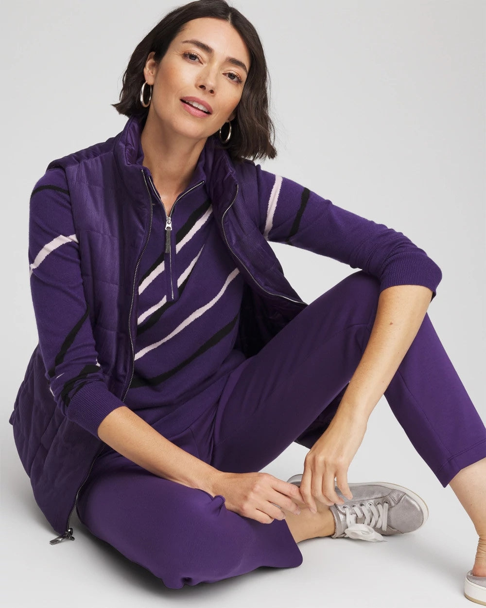 Chico's - Zenergy® Luxe Morocco Half-Zip Pullover