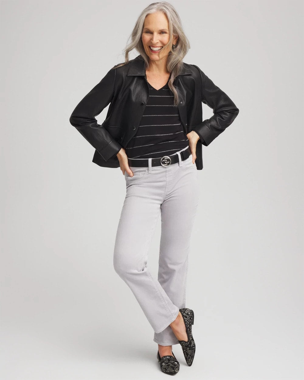 Chico's - Touch of Cool™ Lurex Layering Tee