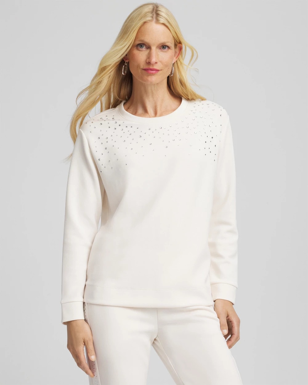 Chico's - Zenergy® Rhinestone Pullover Top