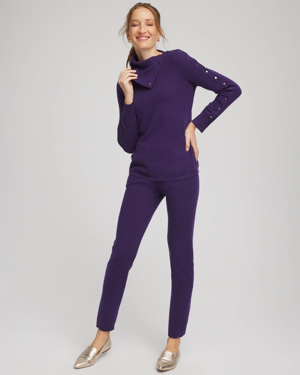 Chico's - Zenergy® Luxe Envelope Neck Sweater