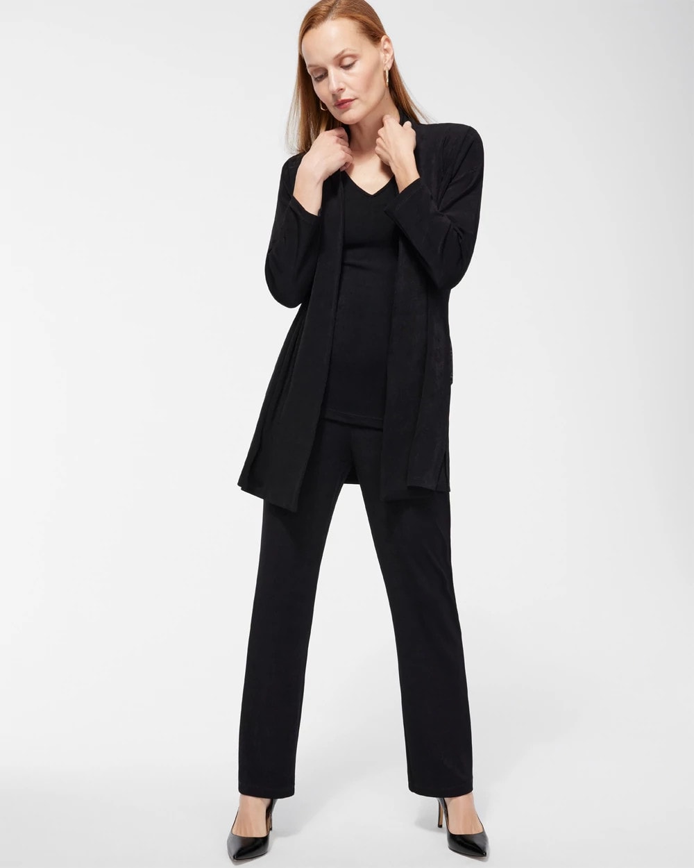 Chico's - Travelers™ Classic Long Knit Jacket