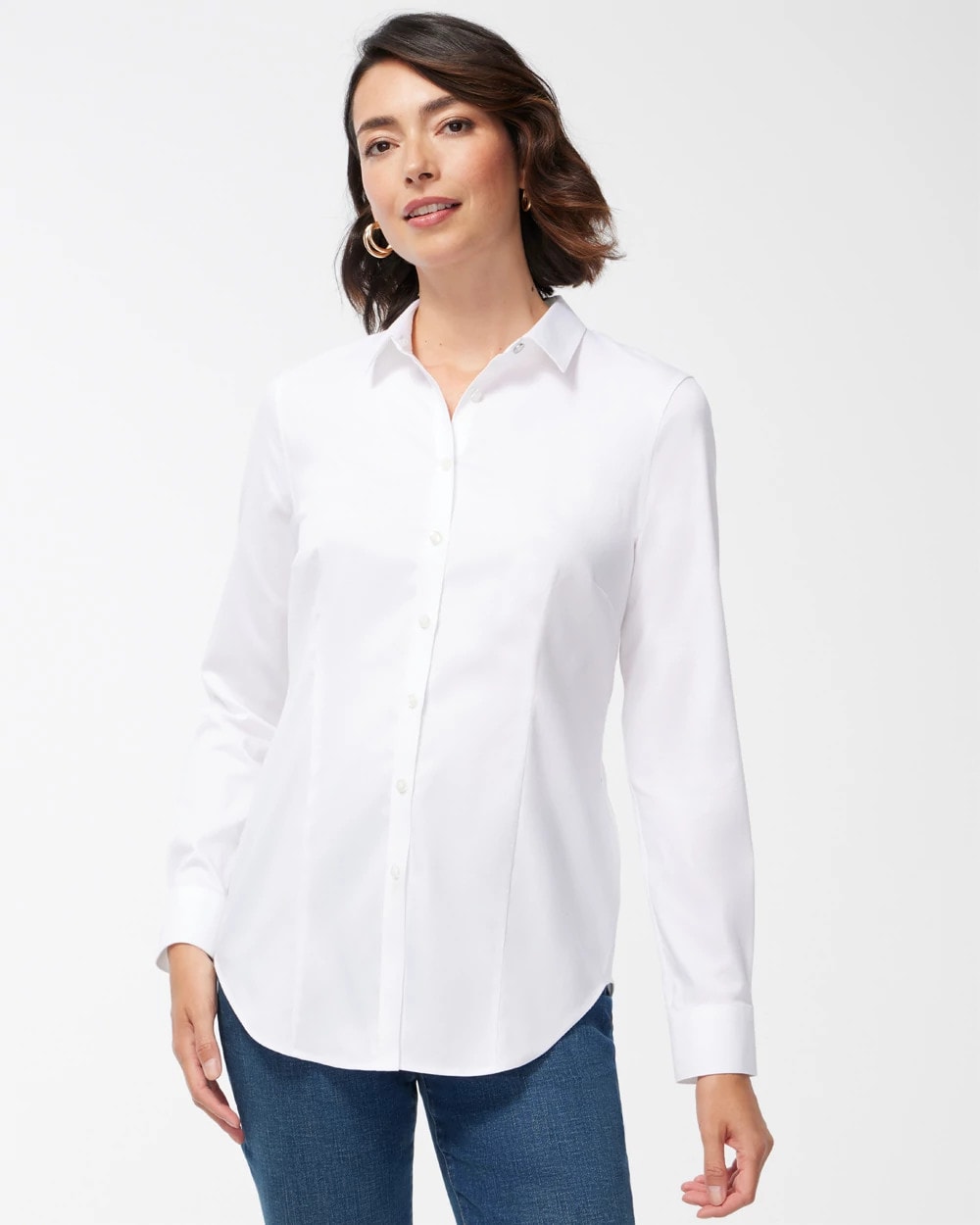 Chico's - No Iron™ Fitted Stretch Shirt