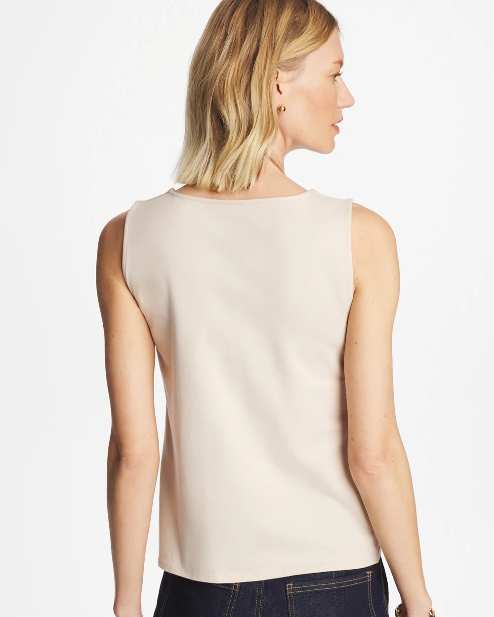 Chico's - Jersey Knit Square-Neck Tank