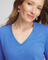 Chico's - Slub 3/4 Sleeve Tee