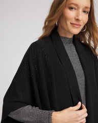 Chico's - Embellished Shawl Collar Ruana