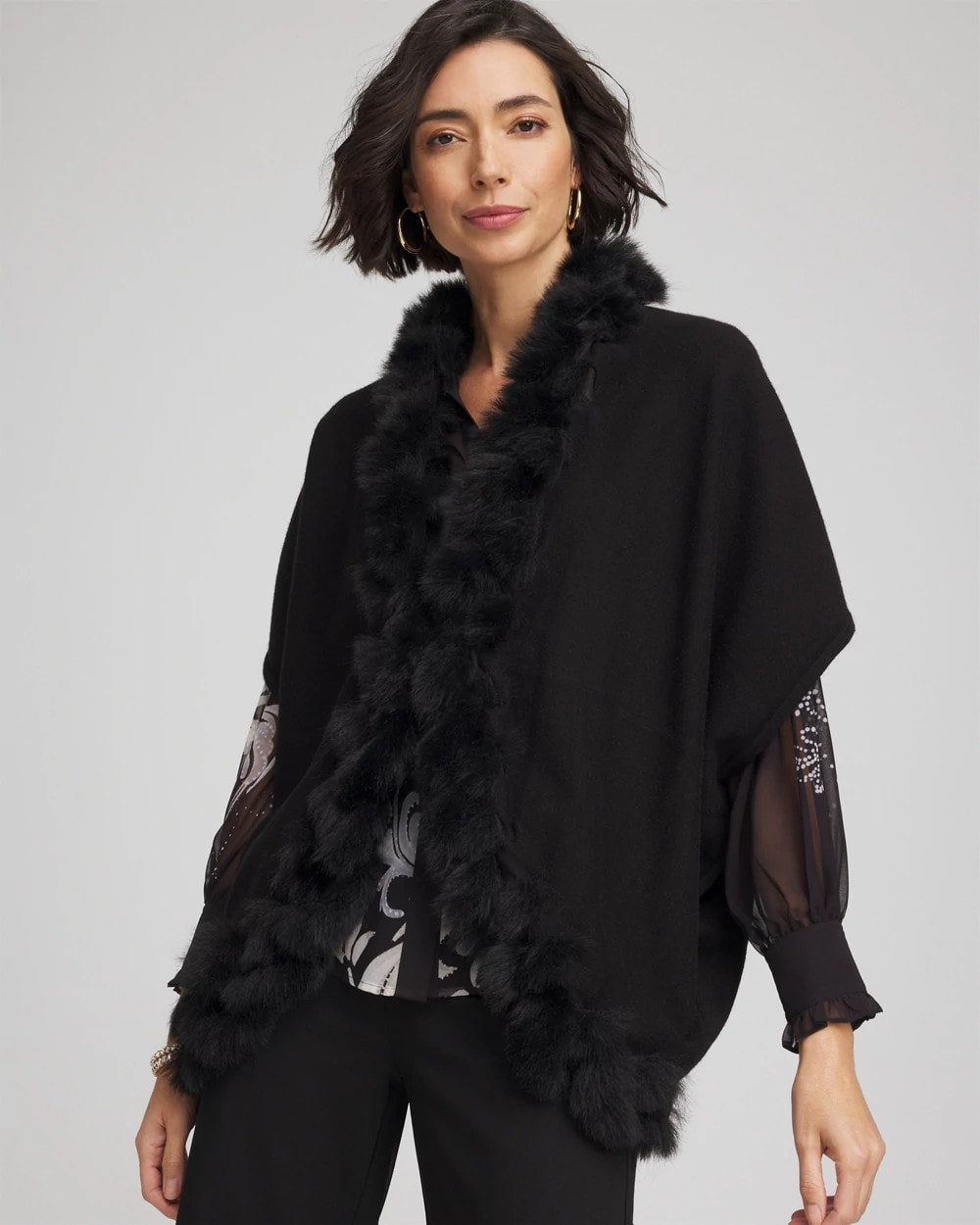 Chico's - Faux Fur Cocoon
