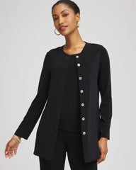Chico's - Travelers™ Collection Scoopneck Shirt Jacket