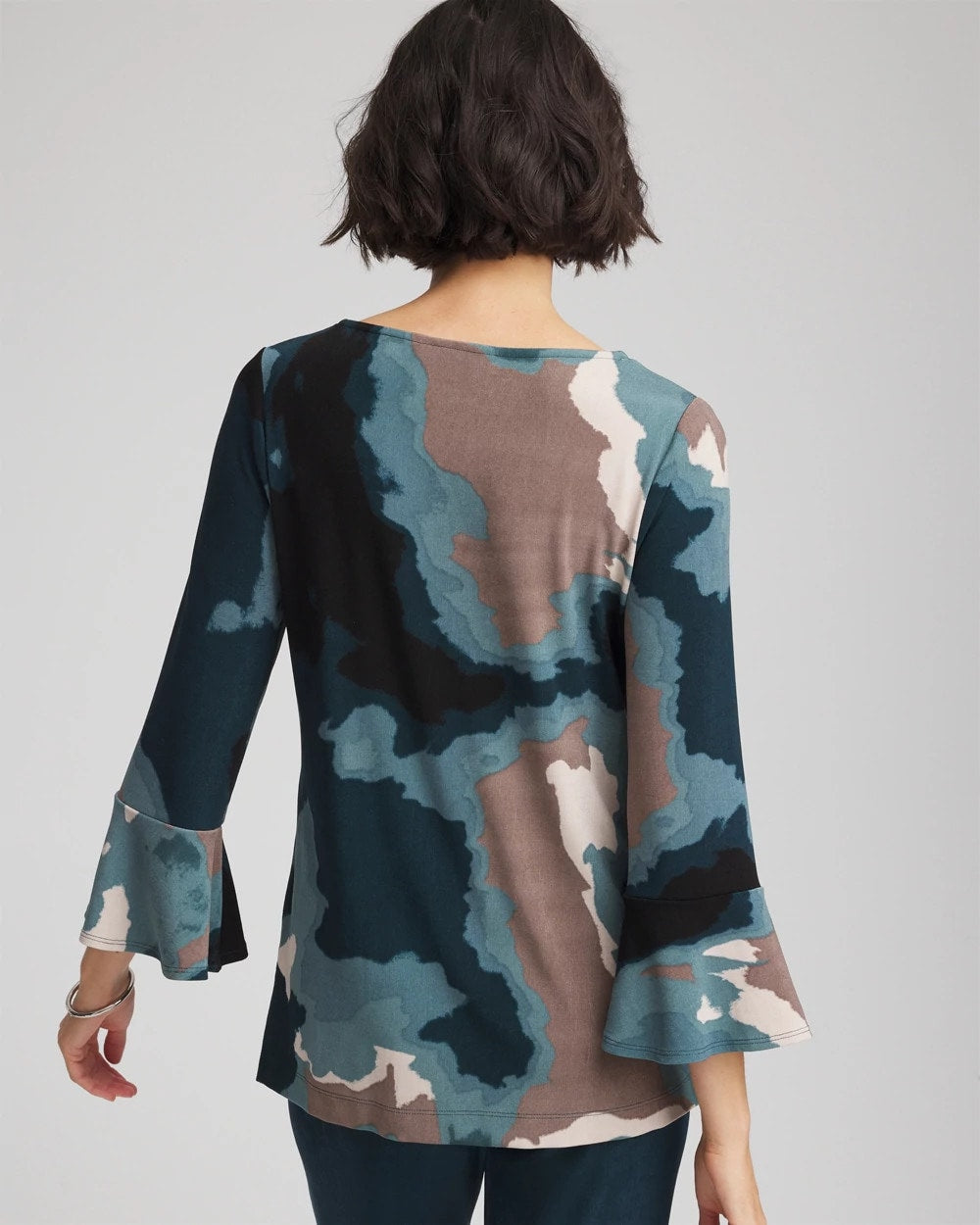 Chico's - Travelers™ Crystal Flounce Sleeve Tunic