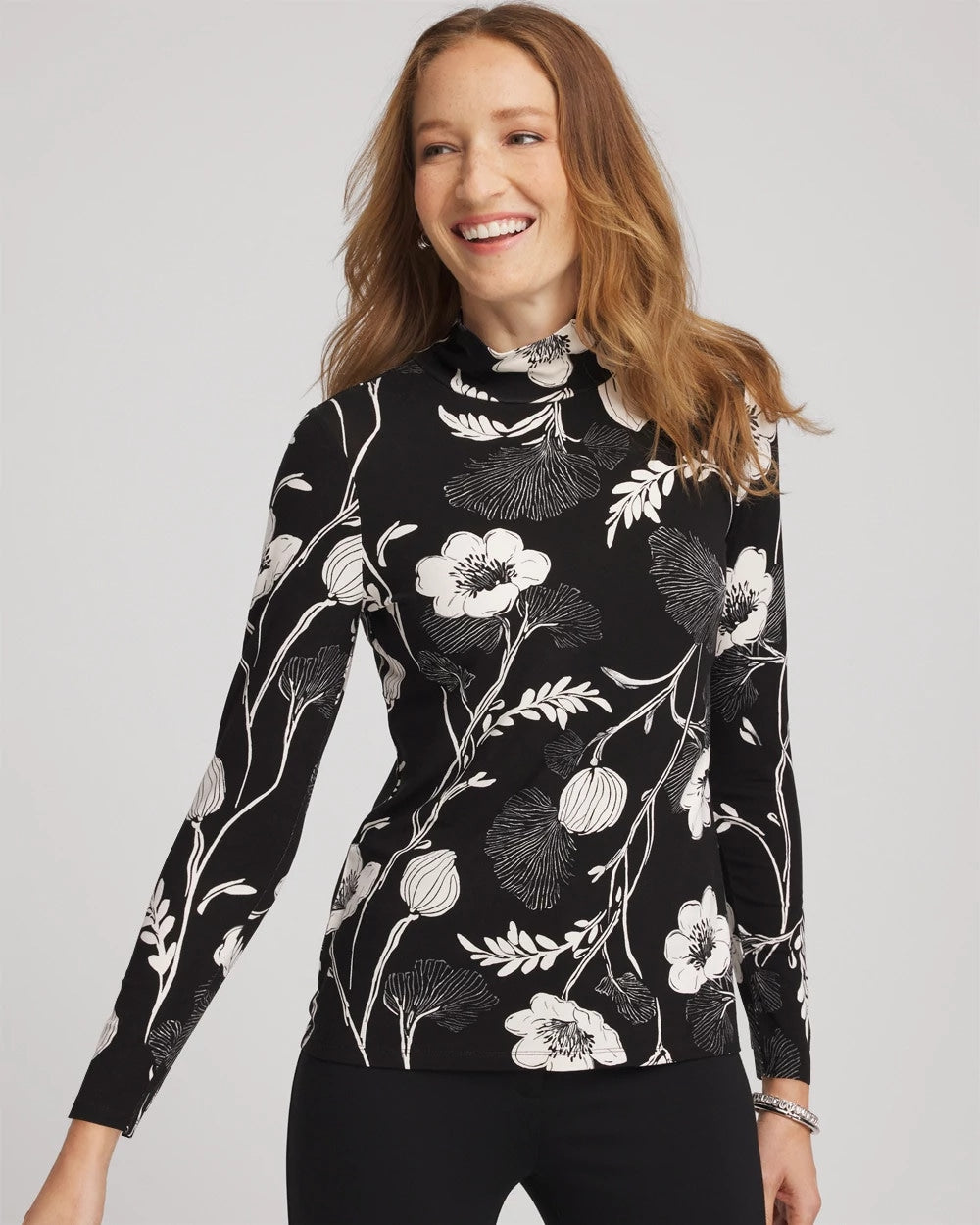 Chico's - Touch of Cool™ Mockneck Layering Tee