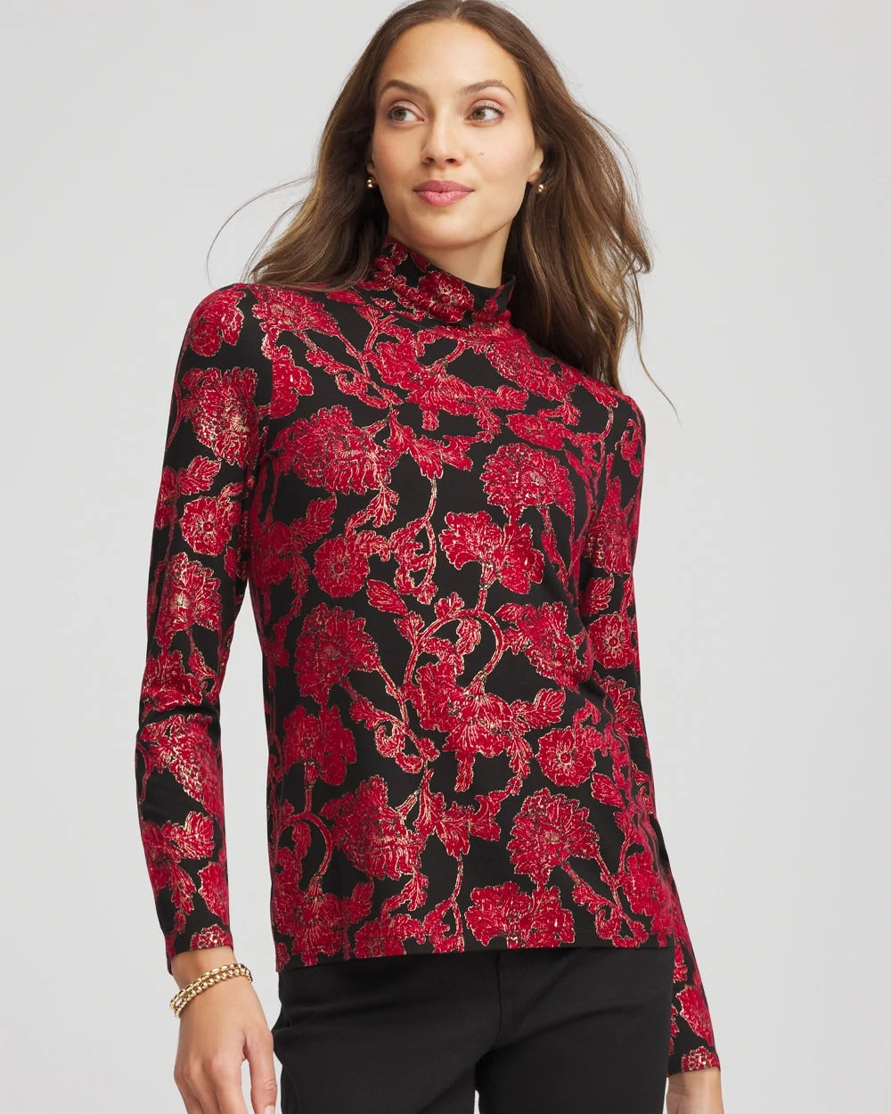 Chico's - Touch of Cool™ Mockneck Layering Tee