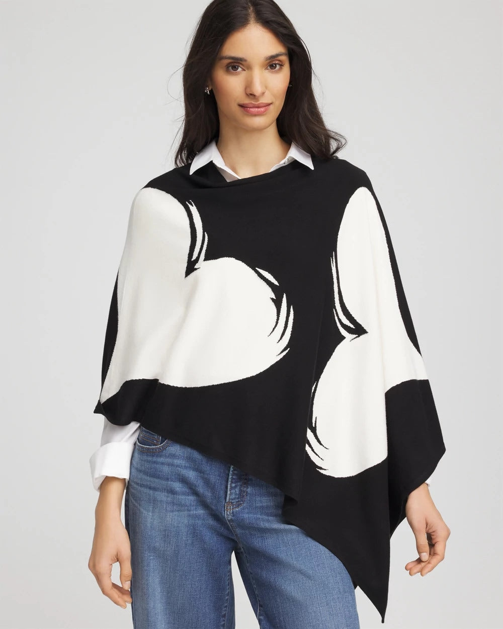 Chico's - Love Brush Convertible Sweater Poncho