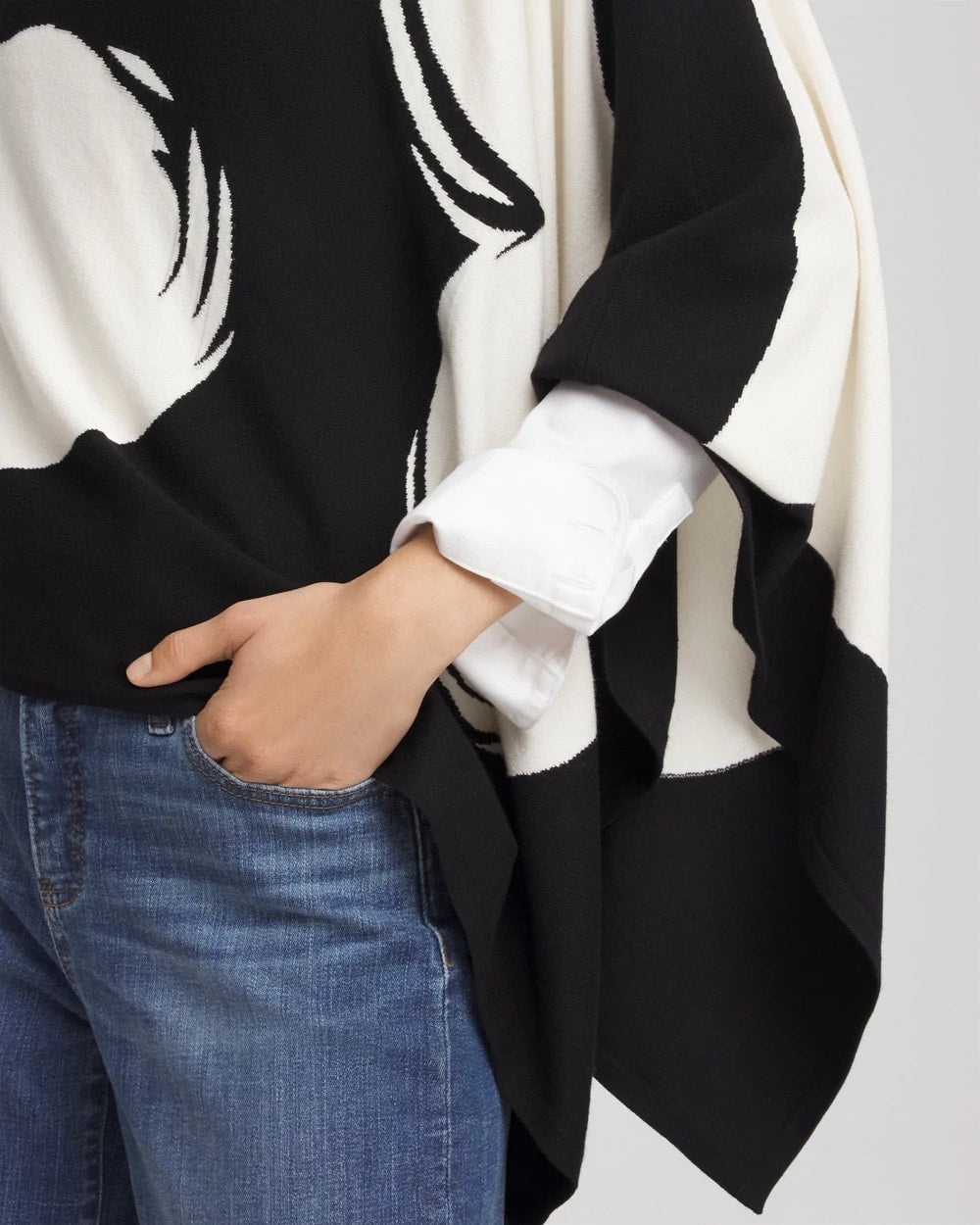 Chico's - Love Brush Convertible Sweater Poncho