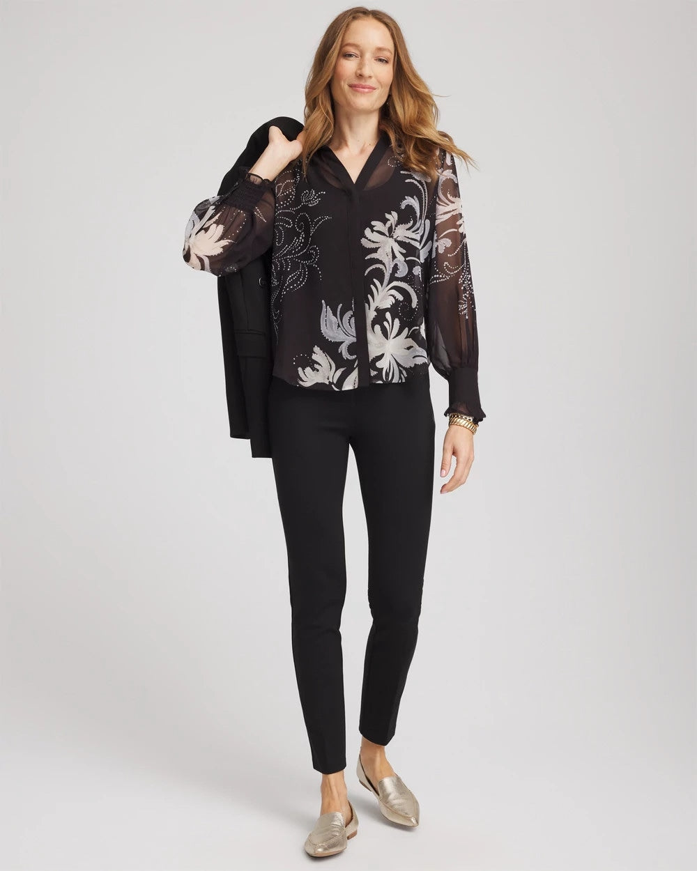 Chico's - Georgette Flow Print Blouse