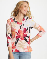Chico's - Pima Cotton 3/4 Sleeve Tee