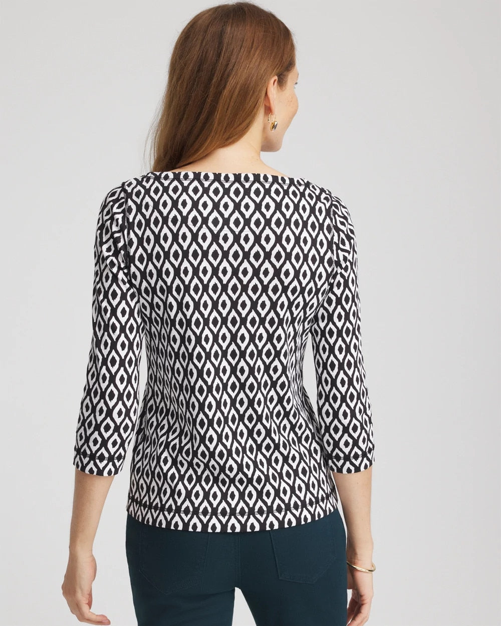 Chico's - Pima 3/4 Sleeve Tee