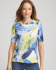Chico's - Slub Short Sleeve Tee