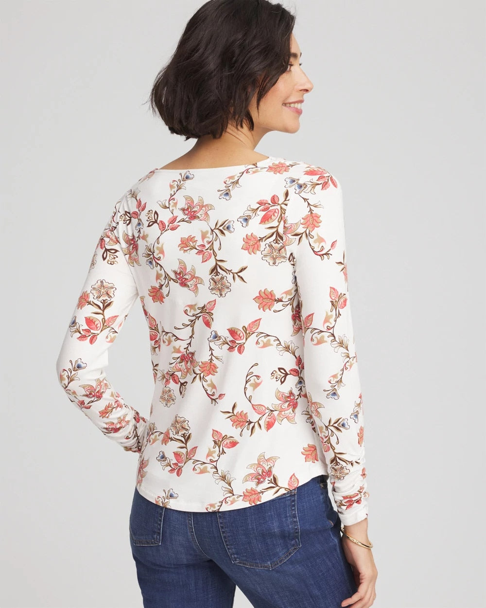 Chico's - Touch of Cool™ Long-Sleeved Cowlneck Tee