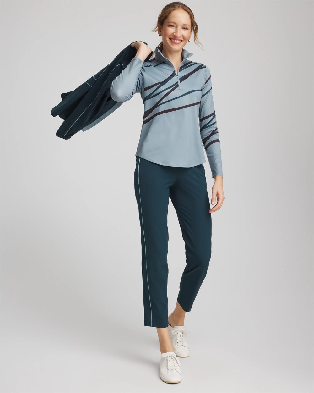 Chico's - Zenergy® UPF Morocco Zip-Front Pullover