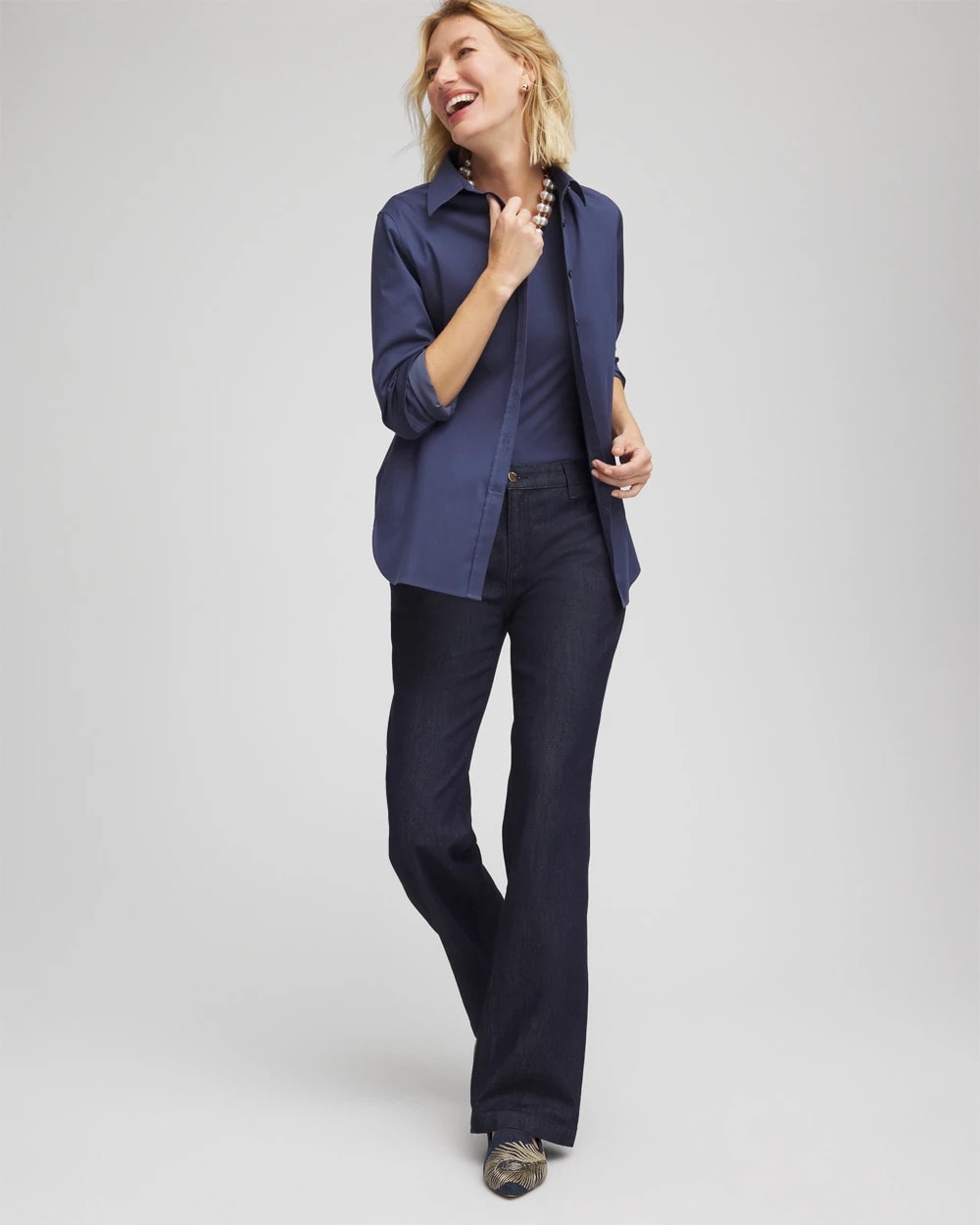 Chico's - No Iron™ Stretch Shirt