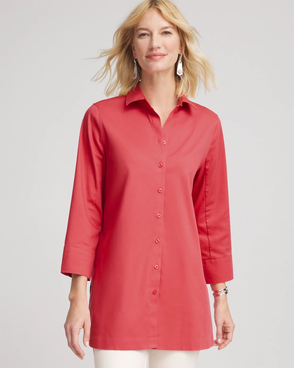 Chico's - No Iron™ Classic Button Down Tunic